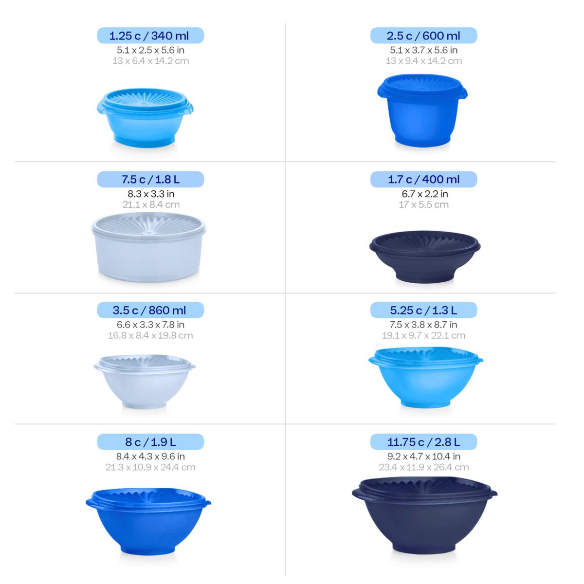 36-piece Servalier Heritage Bowls & Canister Set